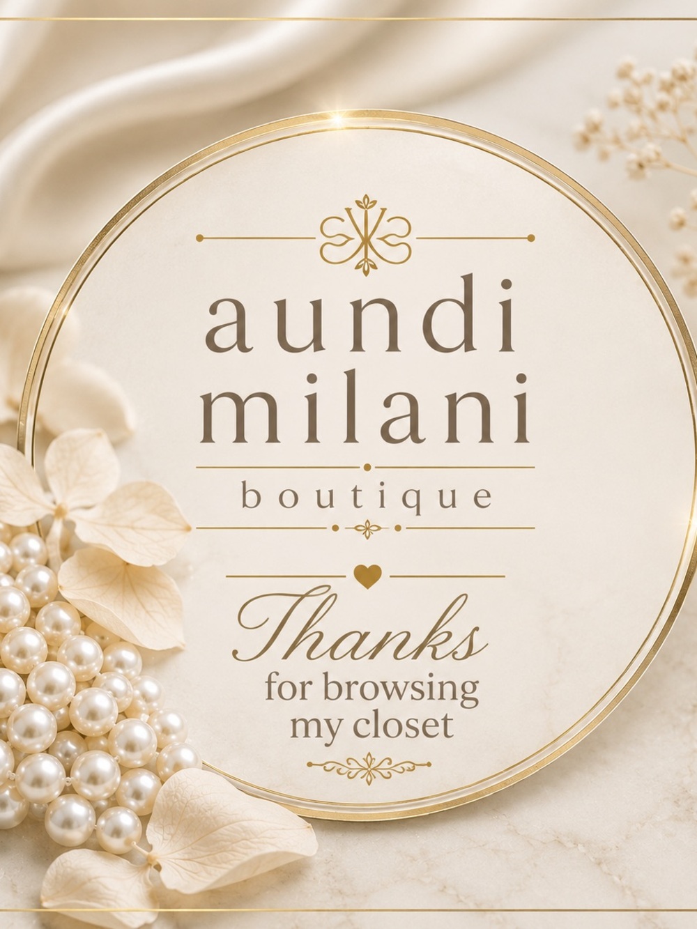 Thanks for browsing my closet!